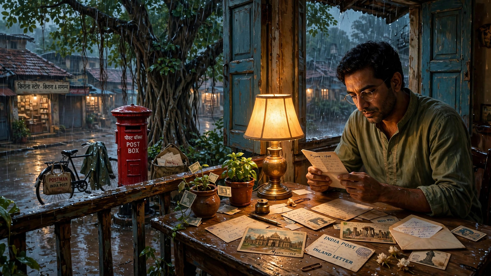 A post office scene from the aersocial film